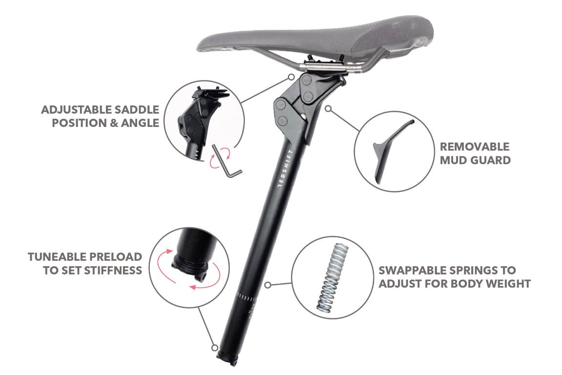 Redshift SHOCKSTOP ENDURANCE SUSPENSION SEATPOST